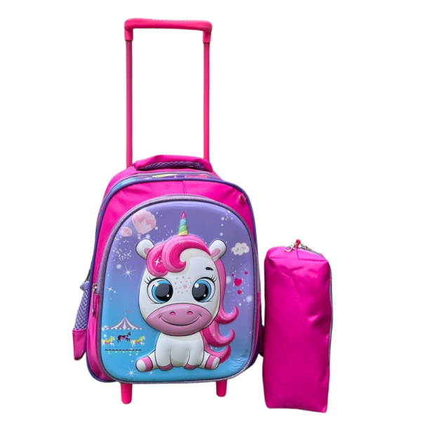 Maletín pequeño con Cartuchera unicornio