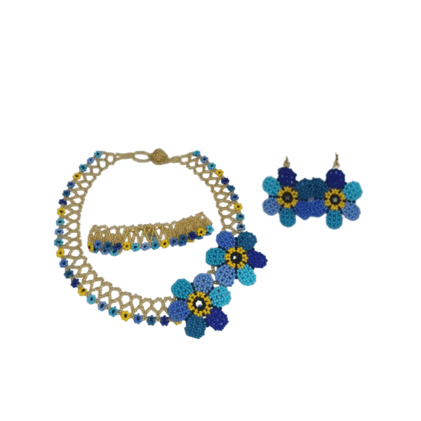 Set de collar pulsera y aretes